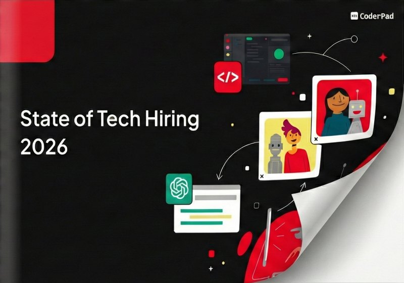 Cover page of CoderPad's State of Tech Hiring 2026