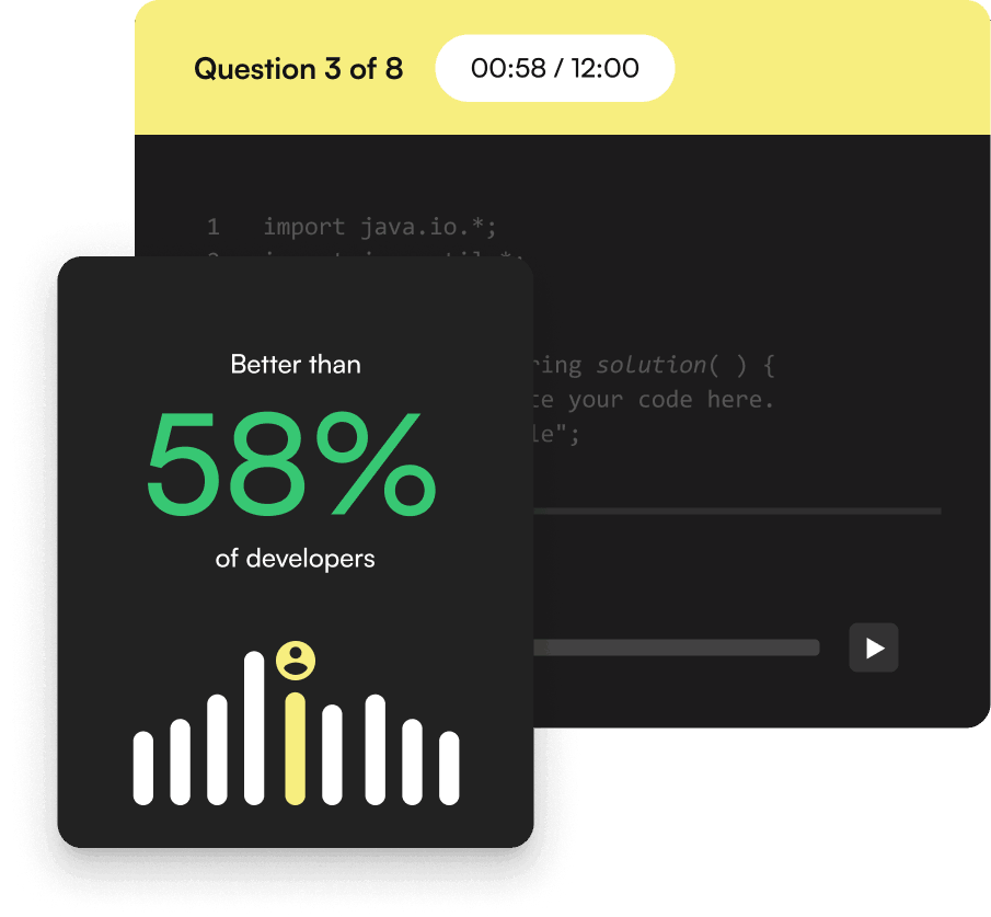 Benchmark candidate technical skills coderpad