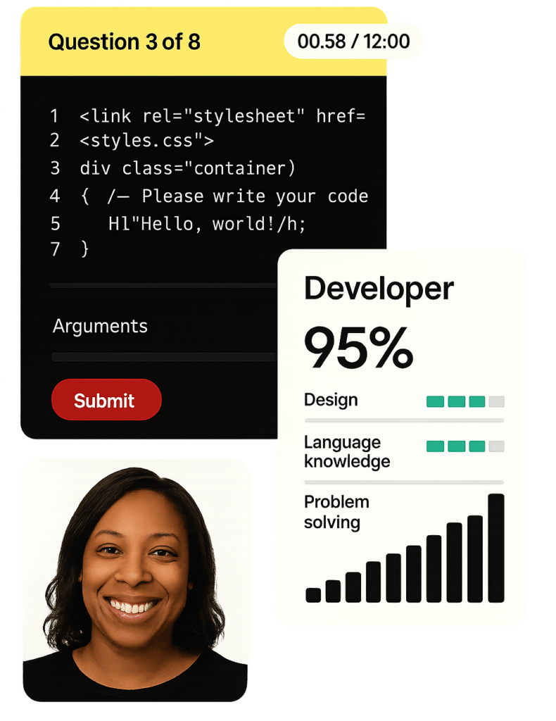 Use CoderPad to test developers on what they say they know