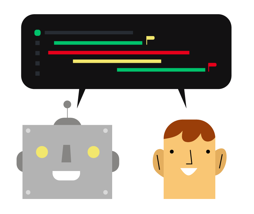 A robot and a human collaborating and working together