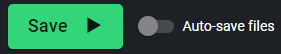 Save button next to the auto-save toggle.